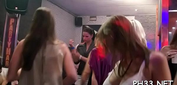  Yong beauties fucked after dance